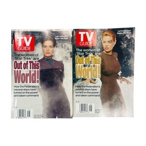 TV Guide Nov 1997 Women of Star Trek Jeri Ryan Terry Farrell Both Covers DS9 VOY
